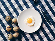 营养早餐鹌鹑蛋实拍图片