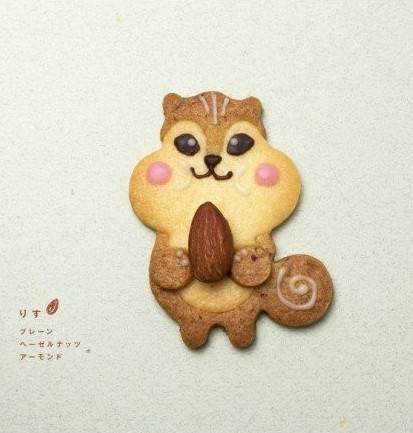 点击大图看下一张：可爱的动物饼干图片