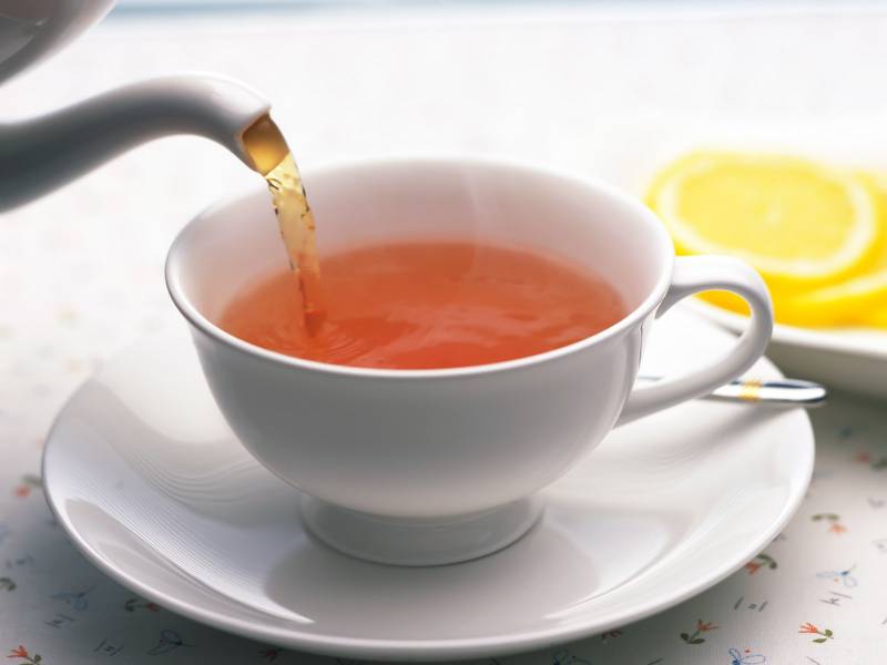 点击大图看下一张：淡茶果汁美味饮品美食图片