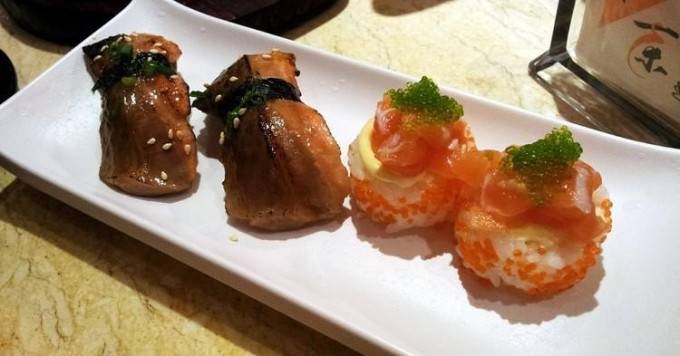 点击大图看下一张：日本海鲜寿司图片真美味