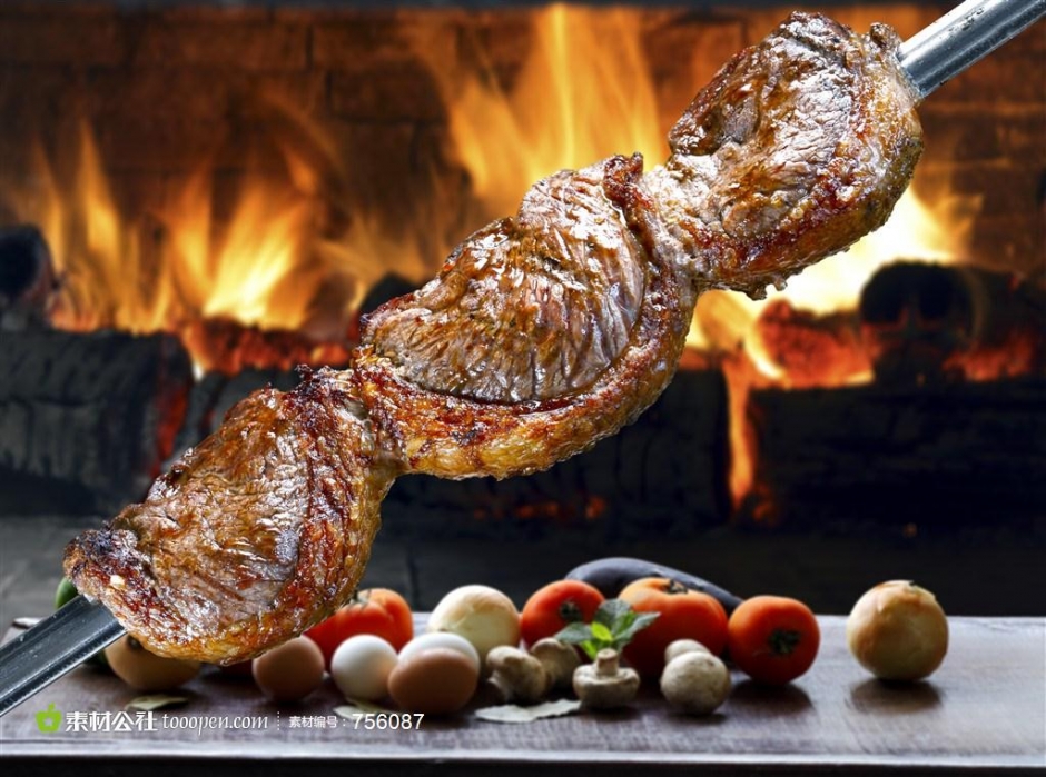 点击大图看下一张：烤肉图片大全 美味烤肉图片