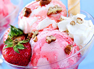 美味的甜点花式冰淇淋图片