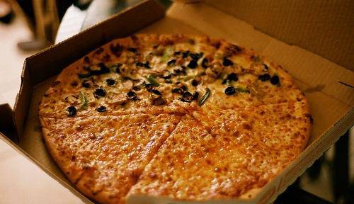 点击大图看下一张：美味可口的披萨美食图片