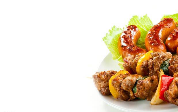 点击大图看下一张：精美的台湾小吃烤香肠图片
