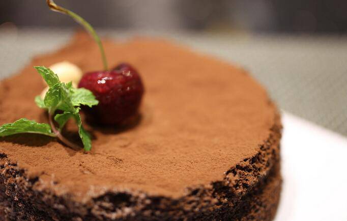 点击大图看下一张：巧克力布朗尼蛋糕图片