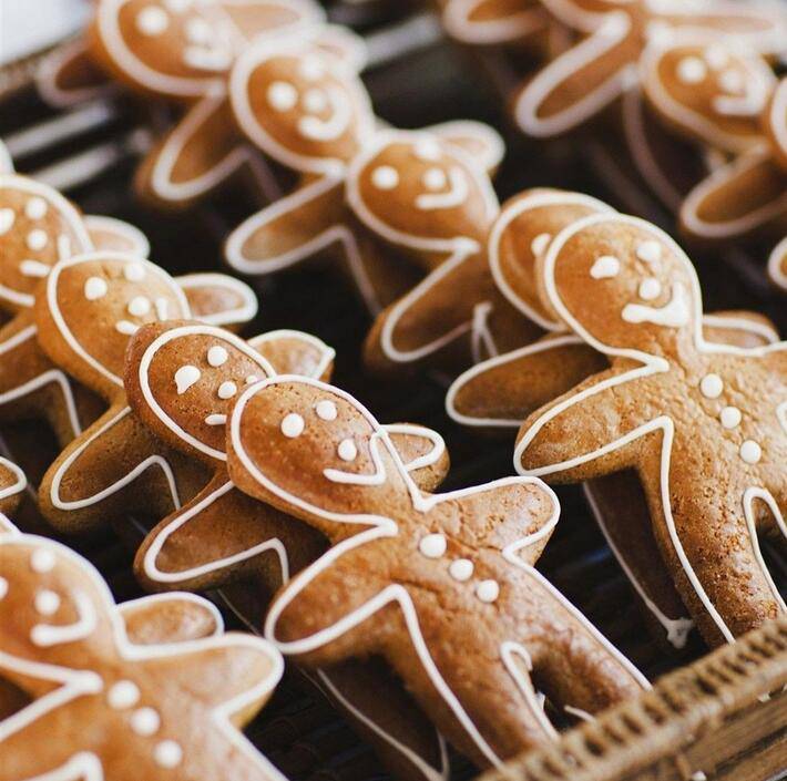 点击大图看下一张：可爱萌萌哒人形饼干图片