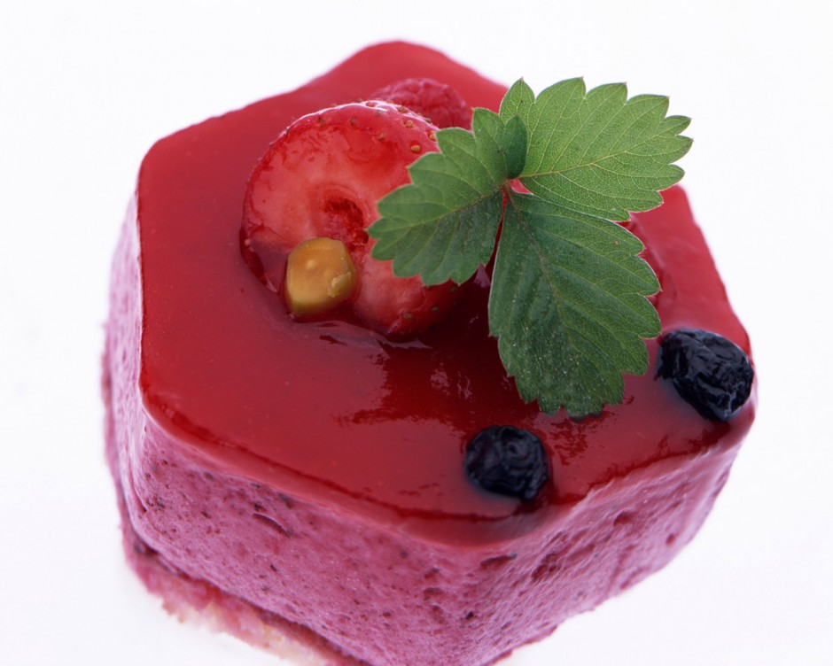 点击大图看下一张：奶油草莓甜点图片特辑