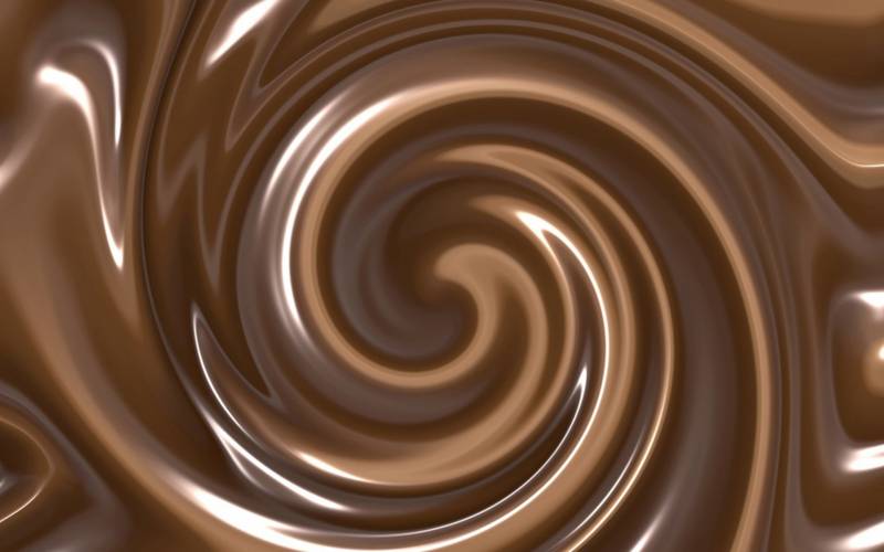 点击大图看下一张：甜美巧克力美食图片可爱精美壁纸