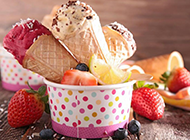 高清的水果冰淇淋花式图片