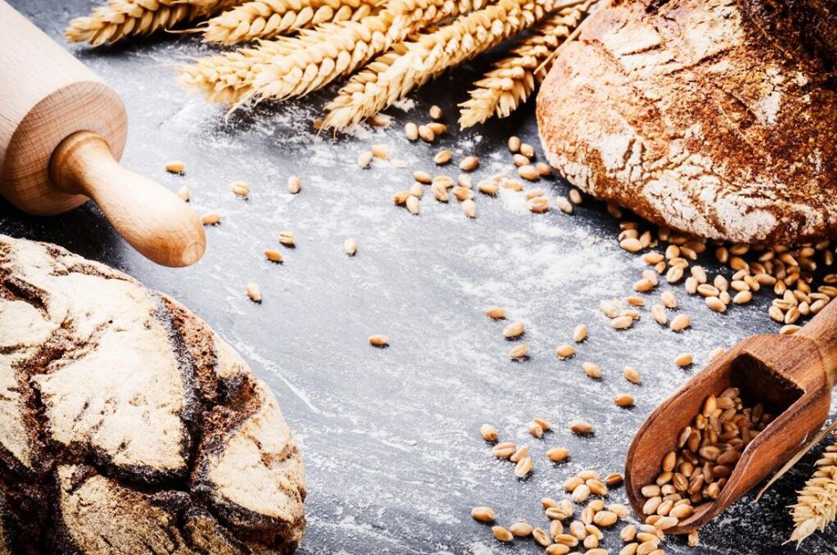 点击大图看下一张：自制小麦粗粮面包高清图片