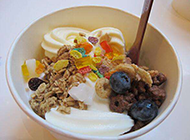 自制酸奶蓝莓冰淇淋图片