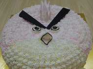 愤怒的小鸟奶油蛋糕造型图