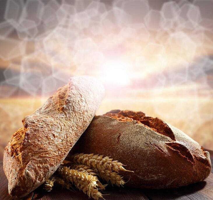 点击大图看下一张：营养健康的全麦面包图片