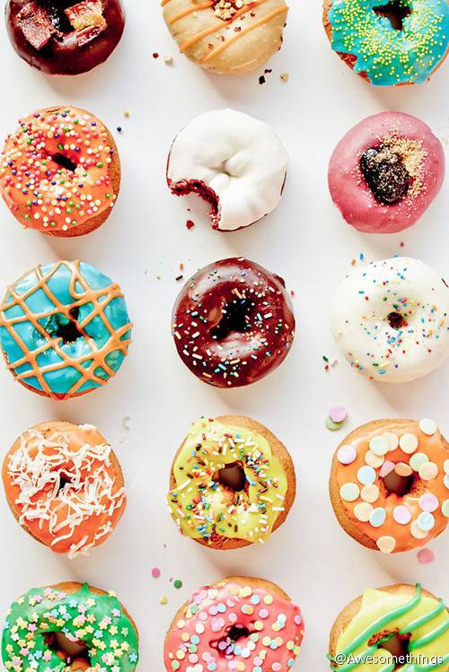 点击大图看下一张：多拿滋甜甜圈图片造型甜美诱惑