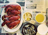 美味的海鲜大餐食物图片