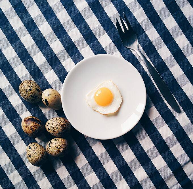 点击大图看下一张：营养早餐鹌鹑蛋实拍图片