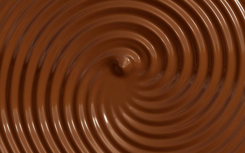 点击大图看下一张：甜美巧克力美食图片可爱精美壁纸