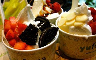 点击大图看下一张：香甜可口的美食冰淇淋图片