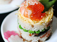 日本海鲜寿司图片高清特写