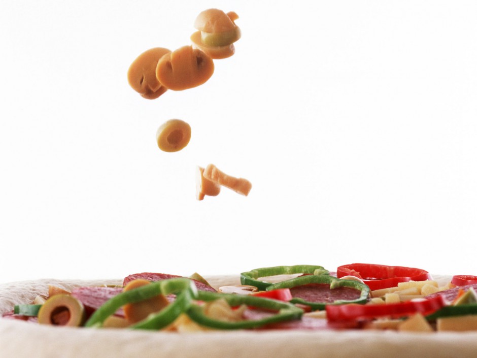 点击大图看下一张：美食披萨图片大全味道浓郁