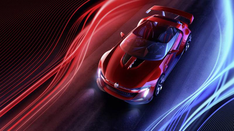 点击大图看下一张：外观酷炫的大众GTI Roadster概念车高清图片
