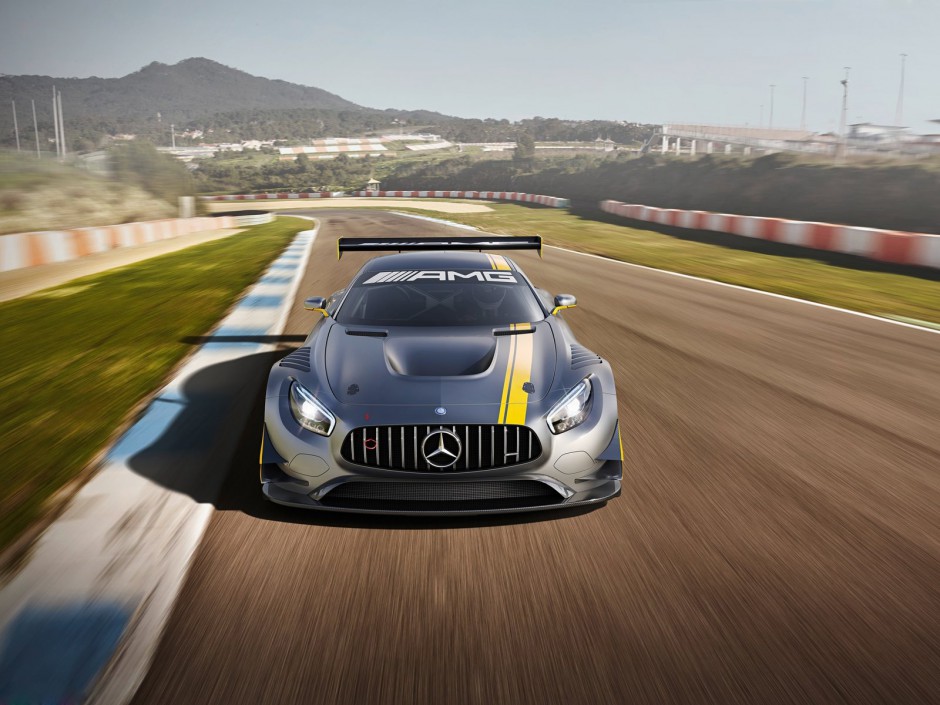 点击大图看下一张：奔驰AMG GT3高清赛车桌面壁纸