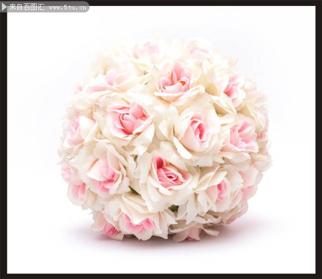 点击大图看下一张：粉玫瑰花束图片浪漫唯美