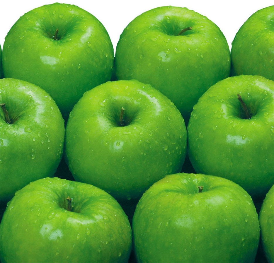 点击大图看下一张：清脆可口的青苹果高清图片
