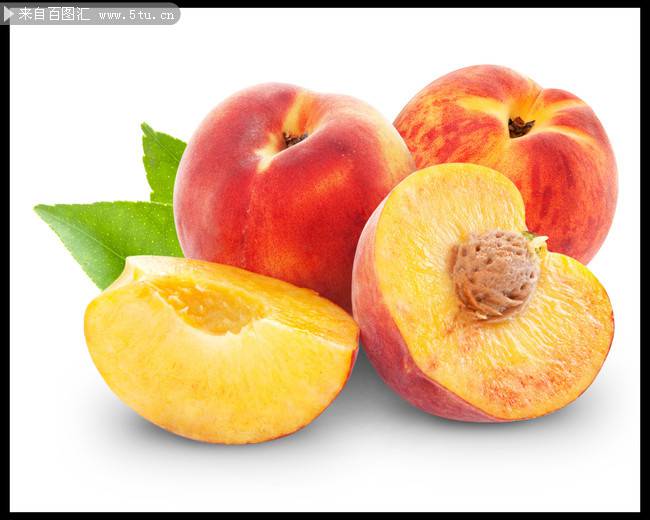 点击大图看下一张：香甜诱人的桃子图片