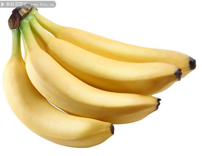 点击大图看下一张：黄澄澄的香蕉图片