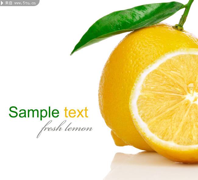 点击大图看下一张：柠檬水果植物图片素材