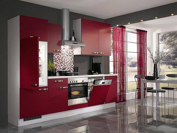 点击大图看下一张：新房现代中式厨房装修设计图片