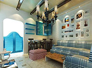 客厅吊顶地中海风格装修设计