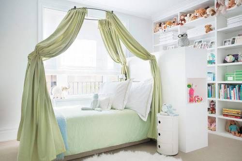 点击大图看下一张：可爱萌萌哒的儿童房装修效果图