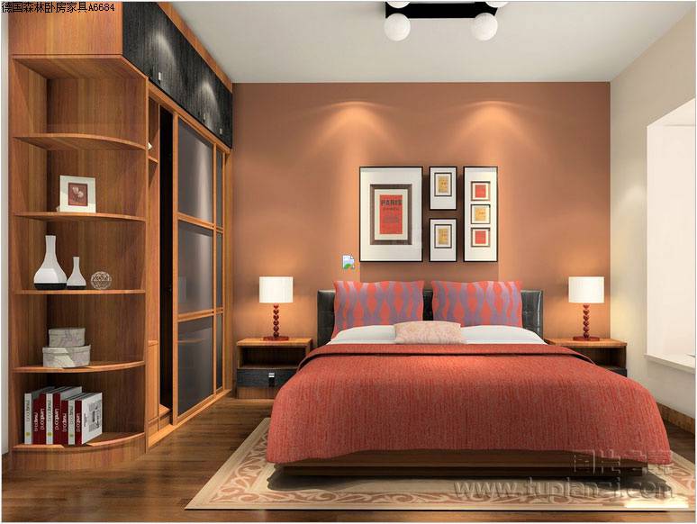 点击大图看下一张：典雅奢华欧式卧室装修效果图大全