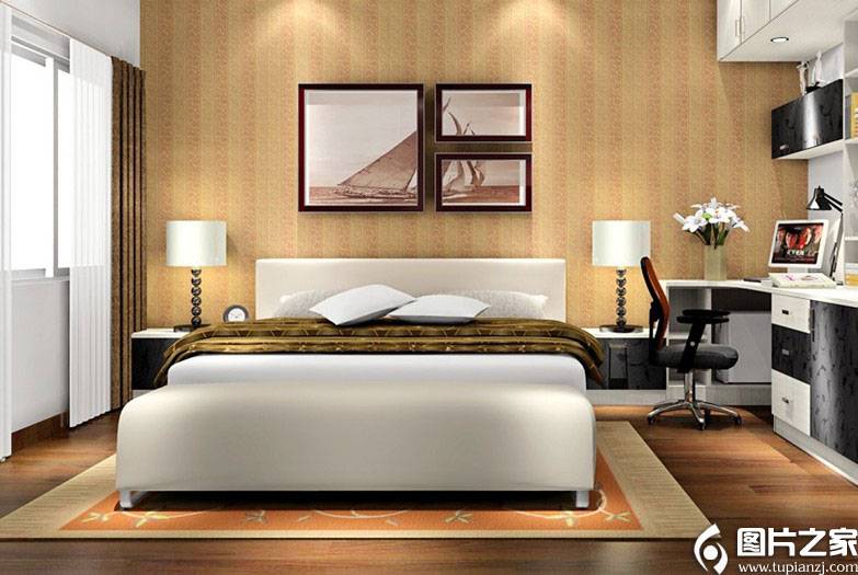 点击大图看下一张：大户型卧室现代简约装修图赏析
