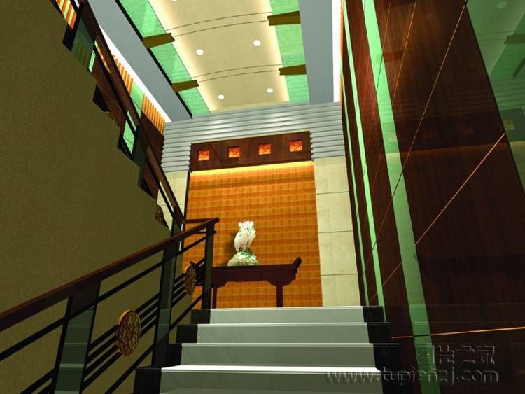 点击大图看下一张：国外流行的楼梯装修效果图欣赏