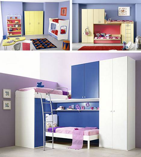 点击大图看下一张：色彩丰富且舒适的儿童房装修效果图