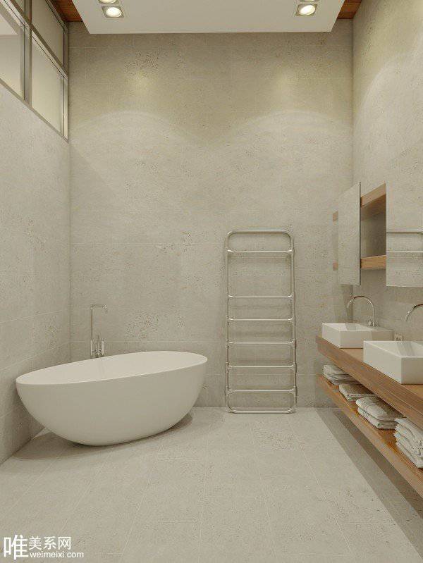 点击大图看下一张：清爽大气个性大空间家居装修设计图