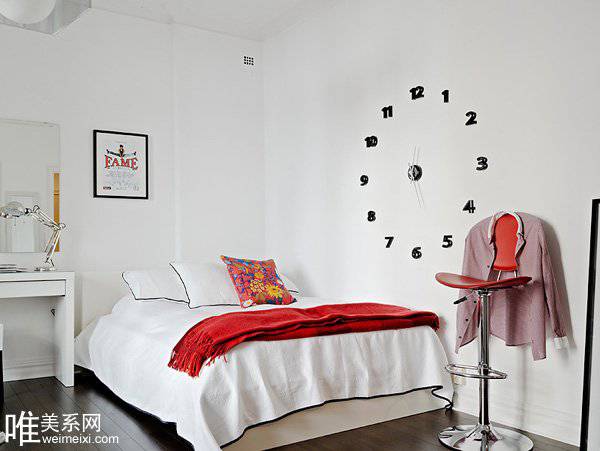 点击大图看下一张：40平方米现代简约风格一居室装修效果图