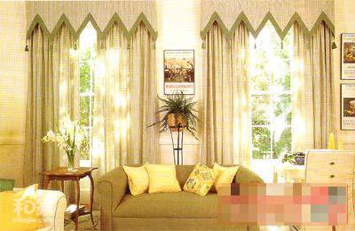 点击大图看下一张：美观大方的窗帘装修效果图欣赏
