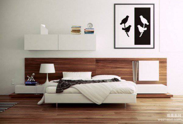 点击大图看下一张：现代卧室装修设计案例创意舒适