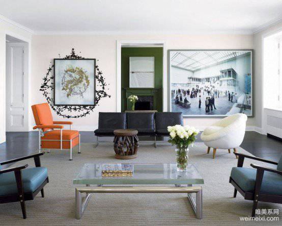 点击大图看下一张：摄影爱好者的现代公寓装修图片