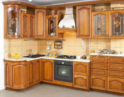 点击大图看下一张：简欧厨房装修效果图浪漫奢华