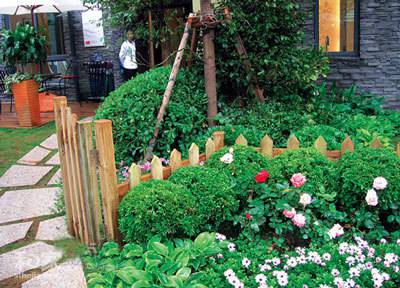 点击大图看下一张：十款家庭花园装修效果图欣赏