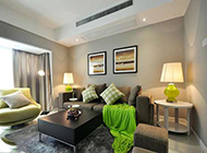 现代简约室内绿色装修效果图清新舒适