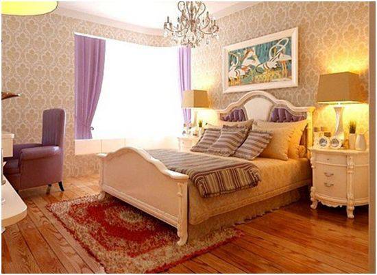 点击大图看下一张：地中海复式卧室明亮温馨装修效果图大全