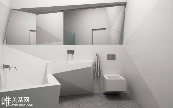 点击大图看下一张:现代极简公寓装修效果图个性创意