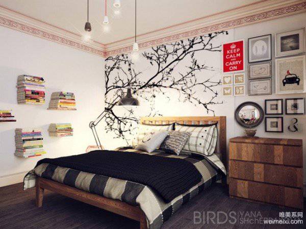 点击大图看下一张：现代卧室装修设计案例创意舒适