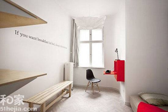 点击大图看下一张：波兰设计师简约公寓装修效果图